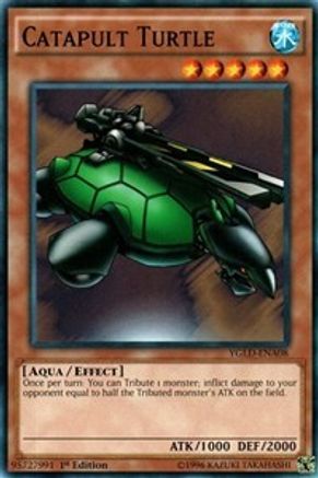 Catapult Turtle (YGLD-ENA08) - King of Games: Yugi's Legendary Decks 1st Edition - Premium Yugioh Single from Konami - Just $0.35! Shop now at Game Crave Tournament Store