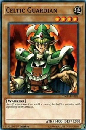 Celtic Guardian (YGLD-ENA09) - King of Games: Yugi's Legendary Decks Unlimited - Premium Yugioh Single from Konami - Just $0.28! Shop now at Game Crave Tournament Store