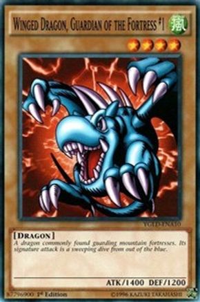 Winged Dragon, Guardian of the Fortress #1 (YGLD-ENA10) - King of Games: Yugi's Legendary Decks 1st Edition - Premium Yugioh Single from Konami - Just $0.26! Shop now at Game Crave Tournament Store