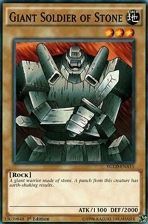 Giant Soldier of Stone (YGLD-ENA15) - King of Games: Yugi's Legendary Decks Unlimited - Premium Yugioh Single from Konami - Just $0.25! Shop now at Game Crave Tournament Store