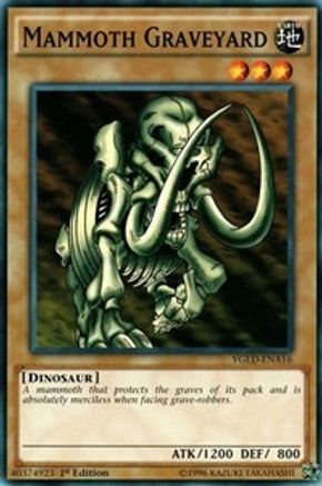Mammoth Graveyard (YGLD-ENA16) - King of Games: Yugi's Legendary Decks 1st Edition - Premium Yugioh Single from Konami - Just $0.25! Shop now at Game Crave Tournament Store
