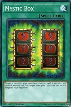 Mystic Box (YGLD-ENA25) - King of Games: Yugi's Legendary Decks Unlimited - Premium Yugioh Single from Konami - Just $0.30! Shop now at Game Crave Tournament Store