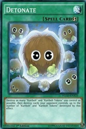 Detonate (YGLD-ENA33) - King of Games: Yugi's Legendary Decks 1st Edition - Premium Yugioh Single from Konami - Just $0.25! Shop now at Game Crave Tournament Store