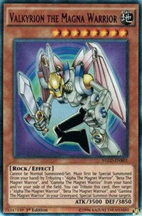 Valkyrion the Magna Warrior (YGLD-ENB01) - King of Games: Yugi's Legendary Decks 1st Edition - Premium Yugioh Single from Konami - Just $0.50! Shop now at Game Crave Tournament Store
