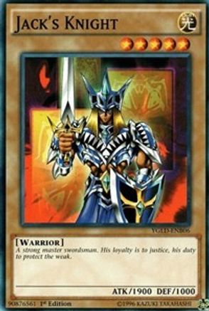 Jack's Knight (B) (YGLD-ENB06) - King of Games: Yugi's Legendary Decks 1st Edition - Premium Yugioh Single from Konami - Just $0.25! Shop now at Game Crave Tournament Store
