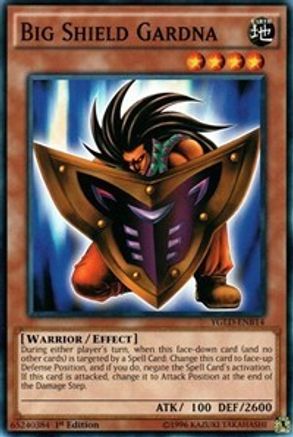 Big Shield Gardna (YGLD-ENB14) - King of Games: Yugi's Legendary Decks 1st Edition - Premium Yugioh Single from Konami - Just $0.25! Shop now at Game Crave Tournament Store