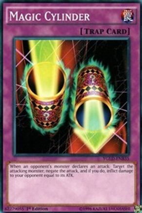 Magic Cylinder (YGLD-ENB35) - King of Games: Yugi's Legendary Decks Unlimited - Premium Yugioh Single from Konami - Just $0.36! Shop now at Game Crave Tournament Store