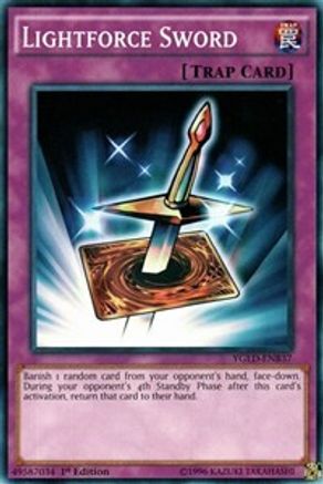 Lightforce Sword (YGLD-ENB37) - King of Games: Yugi's Legendary Decks 1st Edition - Premium Yugioh Single from Konami - Just $0.25! Shop now at Game Crave Tournament Store
