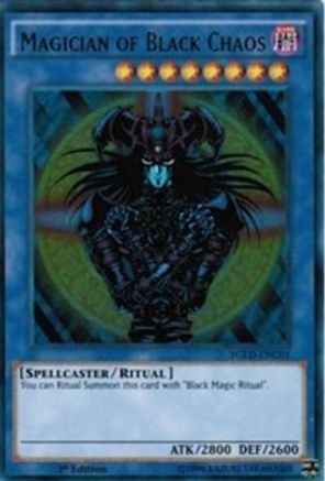 Magician of Black Chaos (YGLD-ENC01) - King of Games: Yugi's Legendary Decks Unlimited - Premium Yugioh Single from Konami - Just $2.54! Shop now at Game Crave Tournament Store