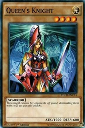 Queen's Knight (C) (YGLD-ENC14) - King of Games: Yugi's Legendary Decks Unlimited - Premium Yugioh Single from Konami - Just $0.25! Shop now at Game Crave Tournament Store