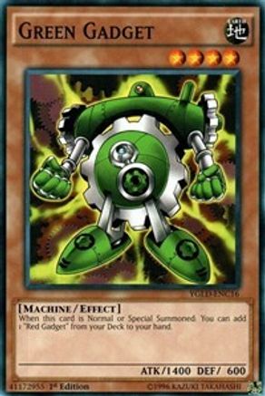 Green Gadget (YGLD-ENC16) - King of Games: Yugi's Legendary Decks 1st Edition - Premium Yugioh Single from Konami - Just $0.25! Shop now at Game Crave Tournament Store