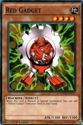 Red Gadget (YGLD-ENC17) - King of Games: Yugi's Legendary Decks 1st Edition - Premium Yugioh Single from Konami - Just $0.25! Shop now at Game Crave Tournament Store