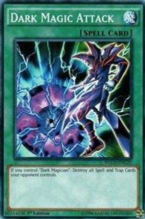 Dark Magic Attack (YGLD-ENC29) - King of Games: Yugi's Legendary Decks 1st Edition - Premium Yugioh Single from Konami - Just $0.28! Shop now at Game Crave Tournament Store