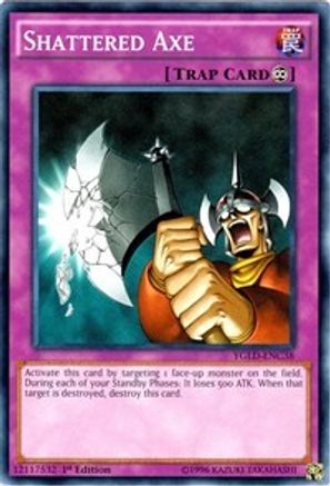 Shattered Axe (YGLD-ENC38) - King of Games: Yugi's Legendary Decks 1st Edition - Premium Yugioh Single from Konami - Just $0.25! Shop now at Game Crave Tournament Store