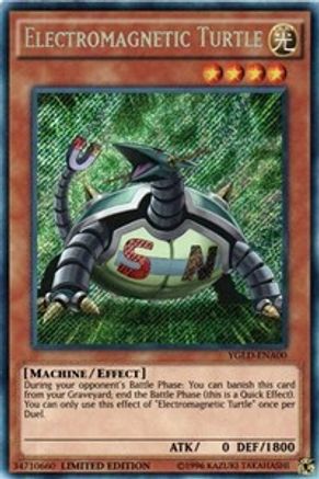Electromagnetic Turtle (YGLD-ENA00) - King of Games: Yugi's Legendary Decks Limited - Premium Yugioh Single from Konami - Just $0.26! Shop now at Game Crave Tournament Store