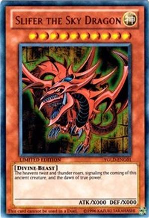 Slifer the Sky Dragon (YGLD-ENG01) - King of Games: Yugi's Legendary Decks Limited - Premium Yugioh Single from Konami - Just $0.66! Shop now at Game Crave Tournament Store