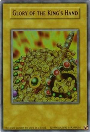 Glory of the King's Hand (N/A) - King of Games: Yugi's Legendary Decks Limited - Premium Yugioh Single from Konami - Just $1.33! Shop now at Game Crave Tournament Store
