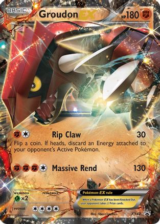 Groudon-EX XY42/211 - XY Black Star Promos Holofoil - Premium Pokemon Single from Nintendo - Just $4.82! Shop now at Game Crave Tournament Store