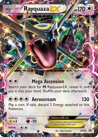 Rayquaza-EX XY69/211 - XY Black Star Promos Holofoil - Premium Pokemon Single from Nintendo - Just $15.72! Shop now at Game Crave Tournament Store