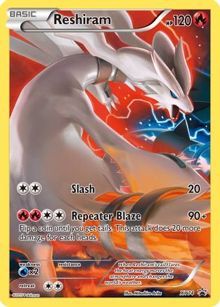 Reshiram XY74/211 - XY Black Star Promos Holofoil - Premium Pokemon Single from Nintendo - Just $8.50! Shop now at Game Crave Tournament Store