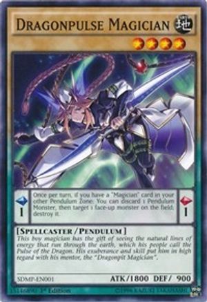 Dragonpulse Magician (SDMP-EN001) - Structure Deck: Master of Pendulum 1st Edition - Premium Yugioh Single from Konami - Just $0.08! Shop now at Game Crave Tournament Store