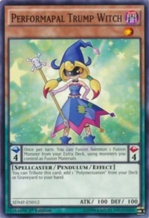 Performapal Trump Witch (SDMP-EN012) - Structure Deck: Master of Pendulum 1st Edition - Premium Yugioh Single from Konami - Just $0.25! Shop now at Game Crave Tournament Store