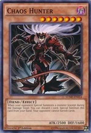 Chaos Hunter (SDMP-EN014) - Structure Deck: Master of Pendulum 1st Edition - Premium Yugioh Single from Konami - Just $0.31! Shop now at Game Crave Tournament Store
