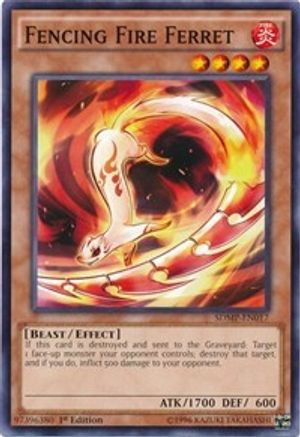 Fencing Fire Ferret (SDMP-EN017) - Structure Deck: Master of Pendulum 1st Edition - Premium Yugioh Single from Konami - Just $0.25! Shop now at Game Crave Tournament Store