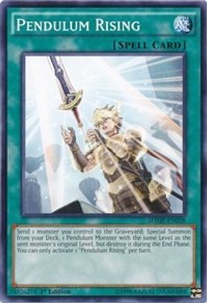 Pendulum Rising (SDMP-EN028) - Structure Deck: Master of Pendulum 1st Edition - Premium Yugioh Single from Konami - Just $0.25! Shop now at Game Crave Tournament Store