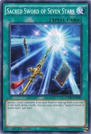 Sacred Sword of Seven Stars (SDMP-EN029) - Structure Deck: Master of Pendulum 1st Edition - Premium Yugioh Single from Konami - Just $0.30! Shop now at Game Crave Tournament Store