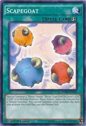 Scapegoat (SDMP-EN032) - Structure Deck: Master of Pendulum 1st Edition - Premium Yugioh Single from Konami - Just $0.23! Shop now at Game Crave Tournament Store