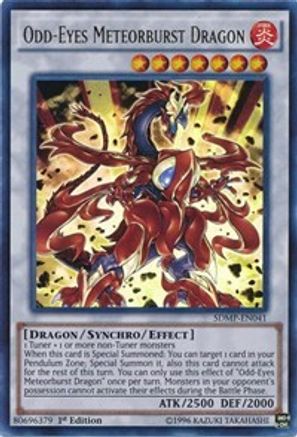 Odd-Eyes Meteorburst Dragon (SDMP-EN041) - Structure Deck: Master of Pendulum 1st Edition - Premium Yugioh Single from Konami - Just $0.15! Shop now at Game Crave Tournament Store