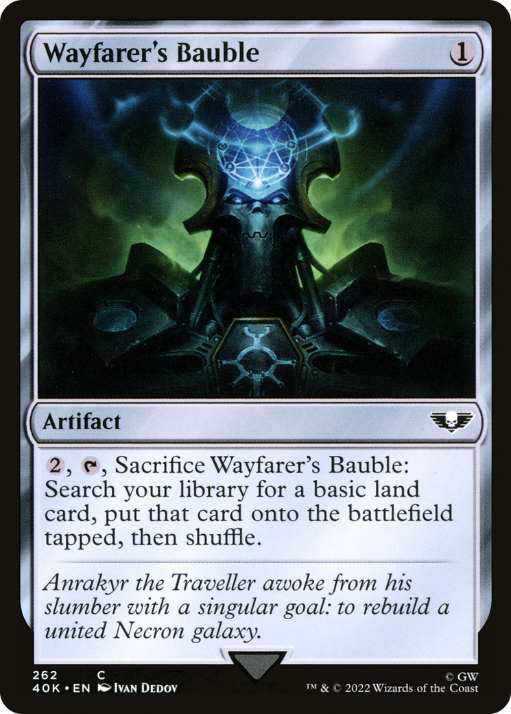 Wayfarer's Bauble (40K-262) - Warhammer 40,000 Commander - Premium MTG Single from Wizards of the Coast - Just $0.25! Shop now at Game Crave Tournament Store