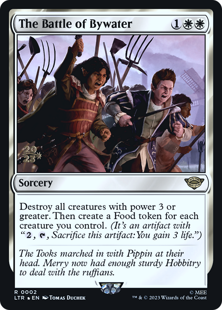 The Battle of Bywater (PLTR-02S) - Tales of Middle-earth Promos Foil - Premium MTG Single from Wizards of the Coast - Just $1.75! Shop now at Game Crave Tournament Store