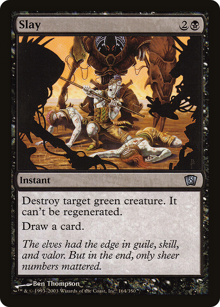 Slay (8ED-164★) - Eighth Edition Foil - Premium MTG Single from Wizards of the Coast - Just $0.25! Shop now at Game Crave Tournament Store