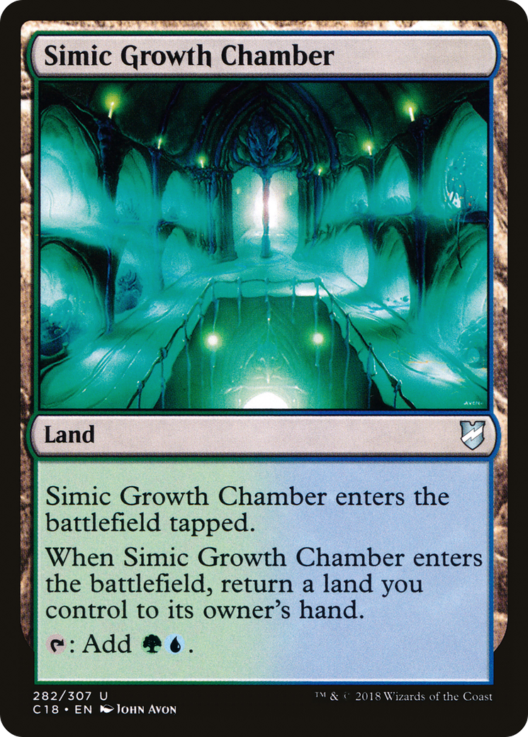 Simic Growth Chamber (C18-282) - Commander 2018 - Premium MTG Single from Wizards of the Coast - Just $0.08! Shop now at Game Crave Tournament Store