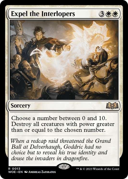 Expel the Interlopers (WOE-013) - Wilds of Eldraine - Premium MTG Single from Wizards of the Coast - Just $0.08! Shop now at Game Crave Tournament Store