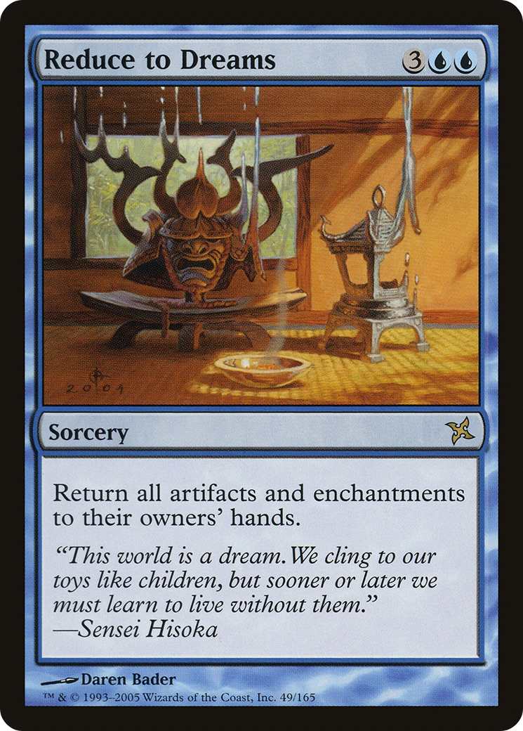 Reduce to Dreams (BOK-049) - Betrayers of Kamigawa - Premium MTG Single from Wizards of the Coast - Just $0.13! Shop now at Game Crave Tournament Store