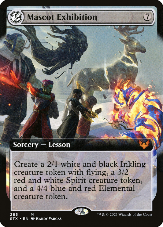 Mascot Exhibition (STX-285) - Strixhaven: School of Mages: (Extended Art, lesson) - Premium MTG Single from Wizards of the Coast - Just $0.17! Shop now at Game Crave Tournament Store