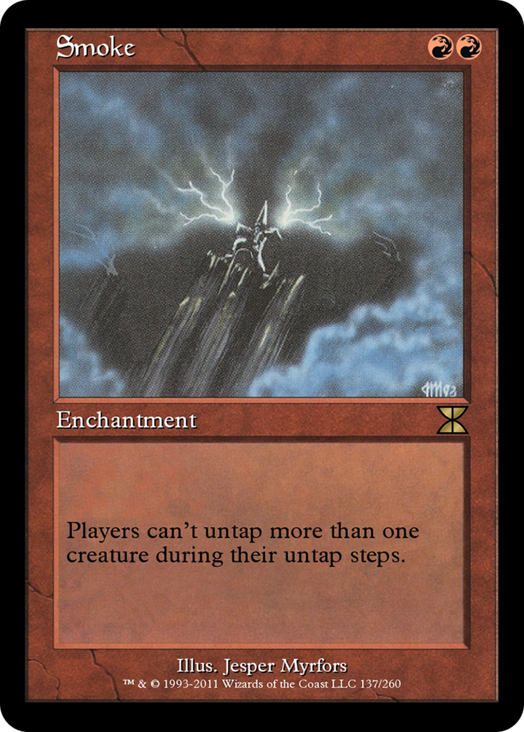 Smoke (ME4-137) - Masters Edition IV Foil - Premium MTG Single from Wizards of the Coast - Just $0! Shop now at Game Crave Tournament Store