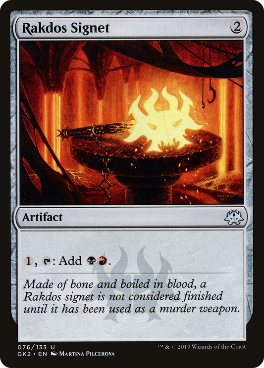 Rakdos Signet (GK2-076) - RNA Guild Kit - Premium MTG Single from Wizards of the Coast - Just $0.19! Shop now at Game Crave Tournament Store