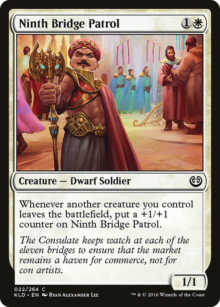 Ninth Bridge Patrol (KLD-022) - Kaladesh - Premium MTG Single from Wizards of the Coast - Just $0.25! Shop now at Game Crave Tournament Store