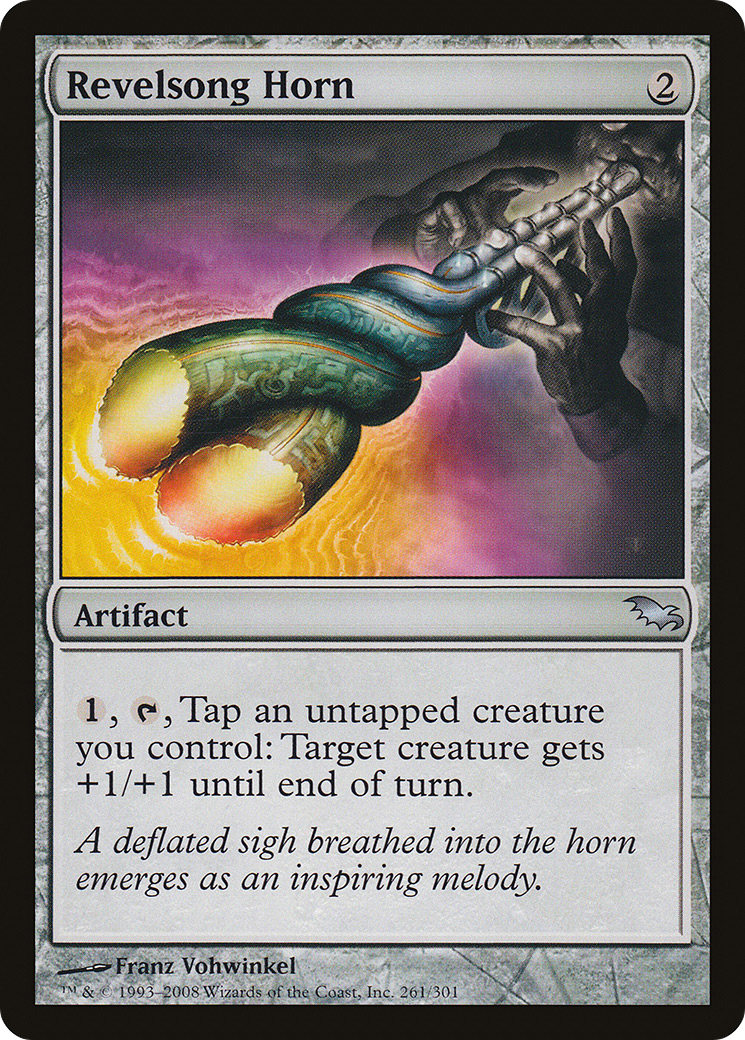 Revelsong Horn (SHM-261) - Shadowmoor - Premium MTG Single from Wizards of the Coast - Just $0.25! Shop now at Game Crave Tournament Store