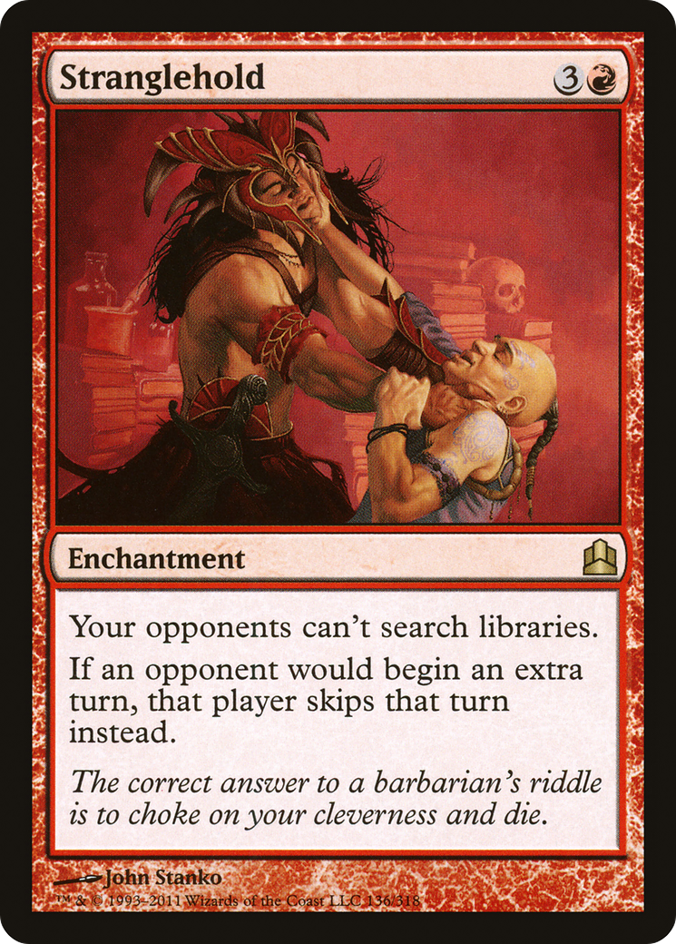 Stranglehold (CMD-136) - Commander 2011 - Premium MTG Single from Wizards of the Coast - Just $1.04! Shop now at Game Crave Tournament Store