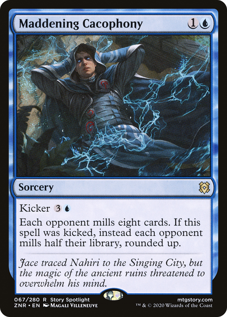 Maddening Cacophony (ZNR-067) - Zendikar Rising Foil - Premium MTG Single from Wizards of the Coast - Just $4.36! Shop now at Game Crave Tournament Store