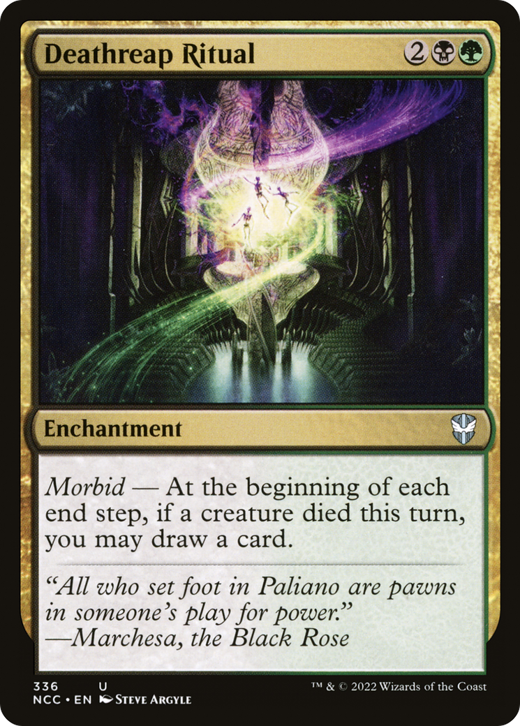 Deathreap Ritual (NCC-336) - New Capenna Commander - Premium MTG Single from Wizards of the Coast - Just $0.09! Shop now at Game Crave Tournament Store