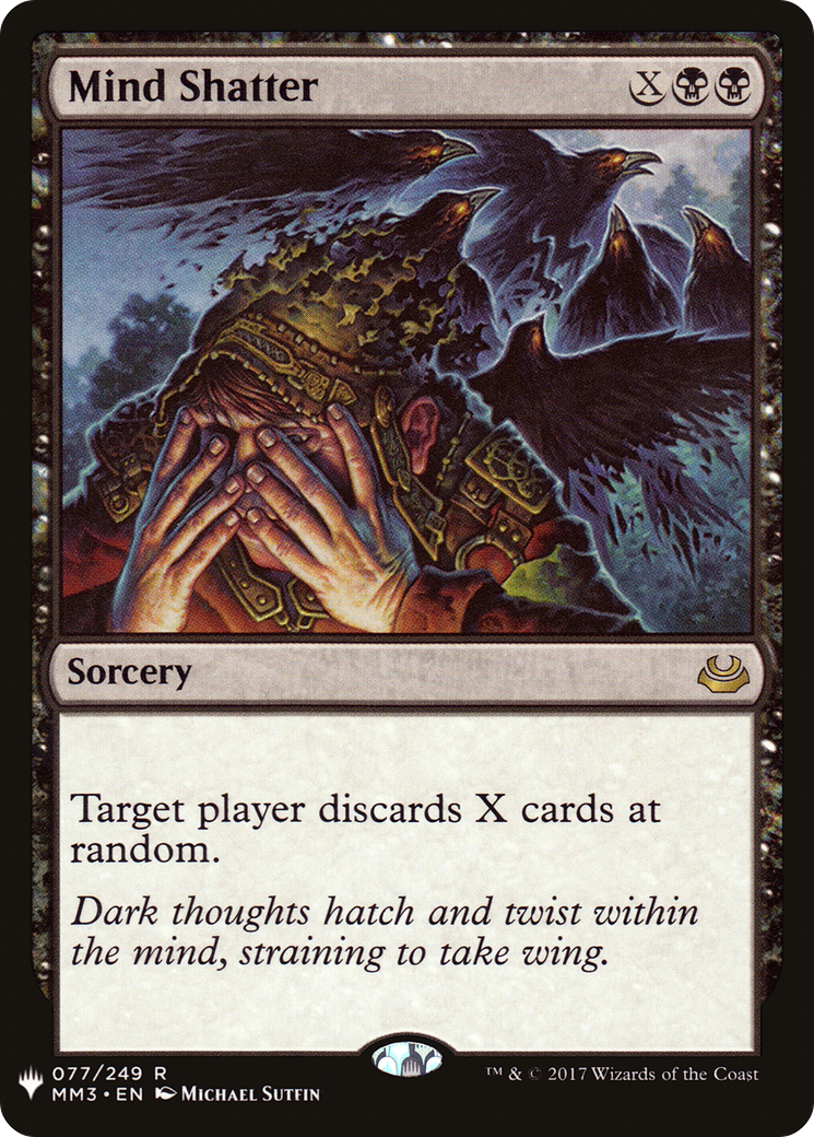 Mind Shatter (MB1-714) - Mystery Booster - Premium MTG Single from Wizards of the Coast - Just $0.25! Shop now at Game Crave Tournament Store
