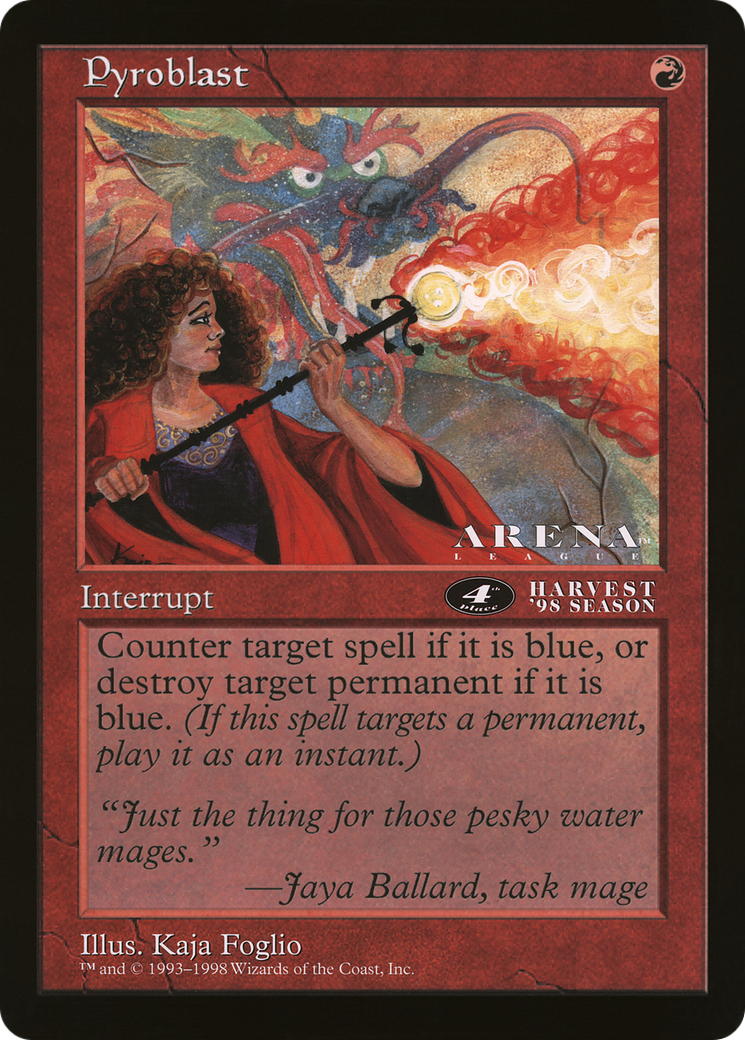 Pyroblast (OLEP-055) - Oversized League Prizes - Premium MTG Single from Wizards of the Coast - Just $0! Shop now at Game Crave Tournament Store