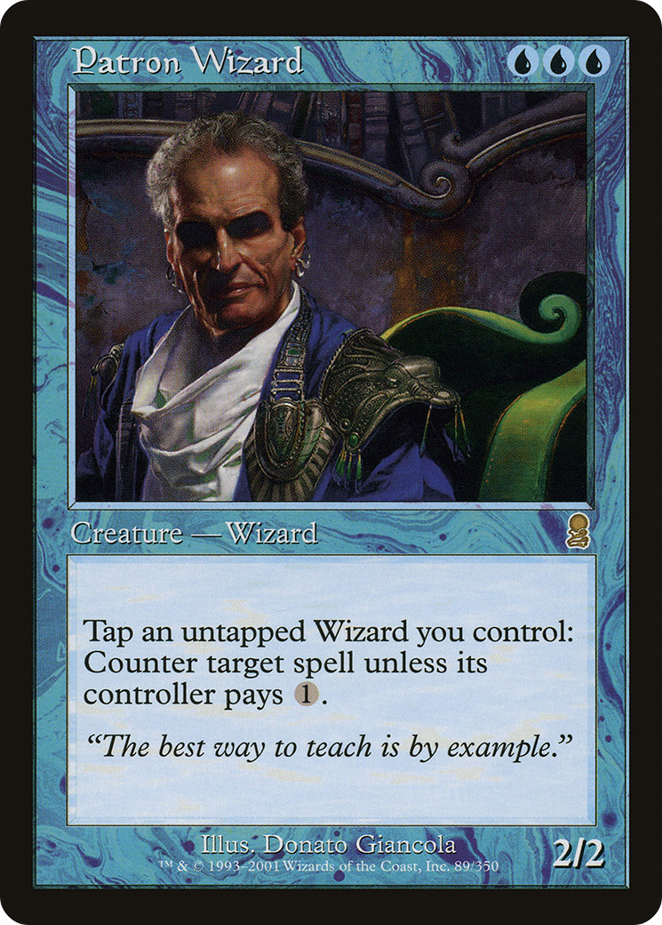 Patron Wizard (ODY-089) - Odyssey Foil - Premium MTG Single from Wizards of the Coast - Just $7.40! Shop now at Game Crave Tournament Store