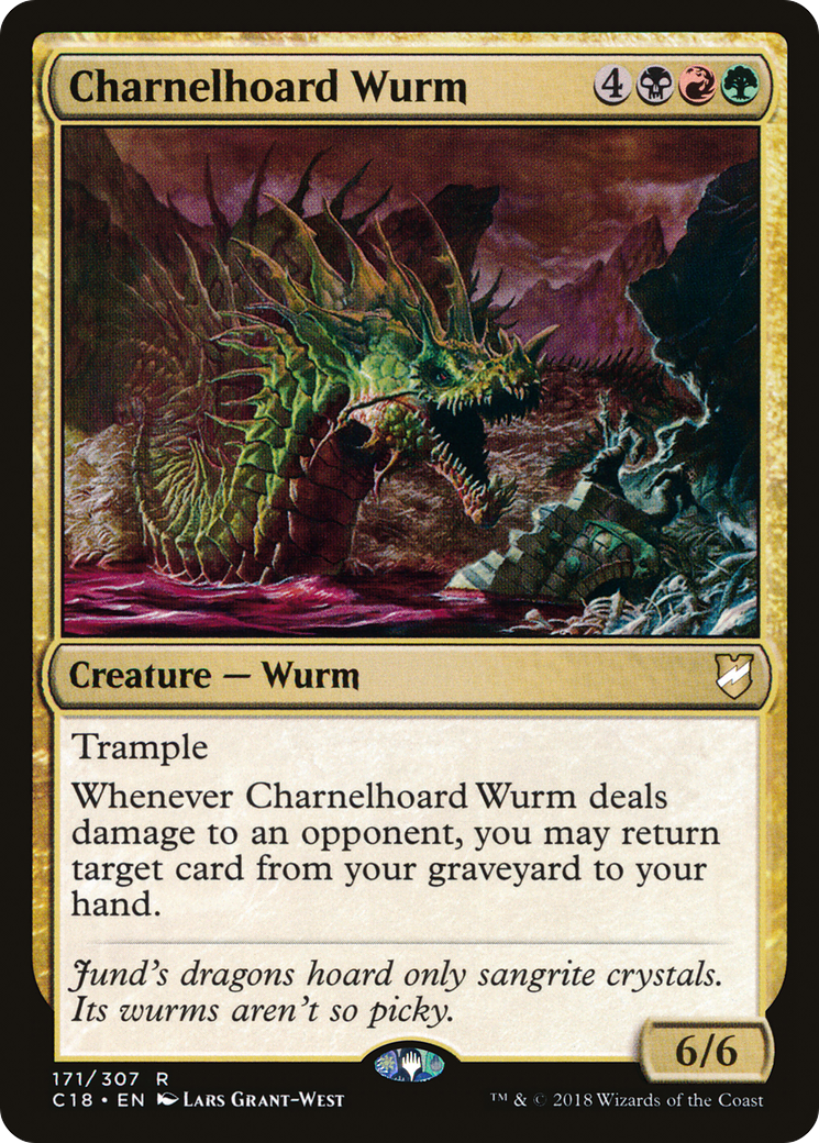 Charnelhoard Wurm (C18-171) - Commander 2018 - Premium MTG Single from Wizards of the Coast - Just $0.25! Shop now at Game Crave Tournament Store